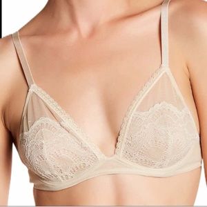 Free People embrace lace triangle underwire 32C
